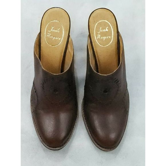 NWOB Jack Rogers Womens Size 9 Brown High Heel - Picture 1 of 11
